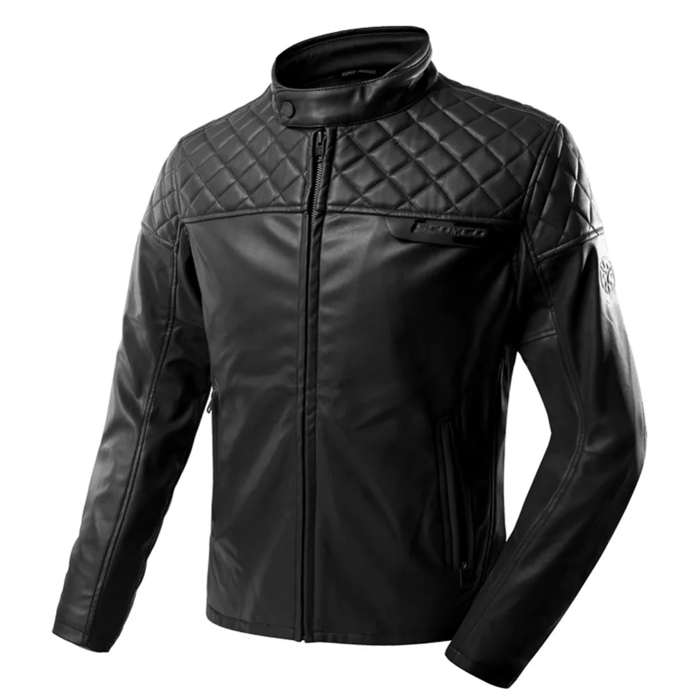 SCOYCO Motorcycle Retro Leather Jacket Chaqueta Moto Blouson Moto Homme