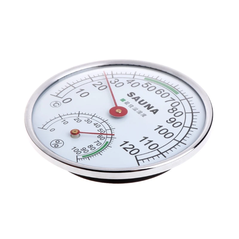 

Stainless Steel Thermometer Hygrometer for Sauna Room Temperature Humidity Meter G07 Great Value April 4