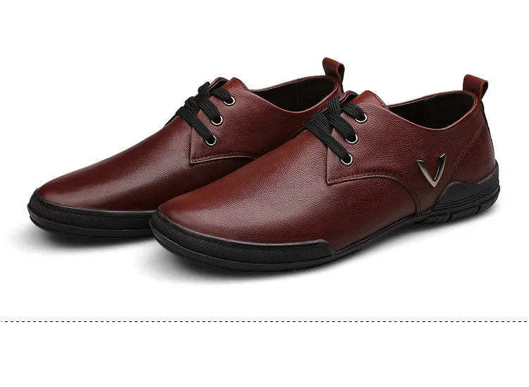 Обувь из натуральной кожи; мужская обувь на плоской подошве; брендовая Черная мужская повседневная обувь; мужская обувь на шнуровке; кожаная обувь; chaussure homme; большой размер 48