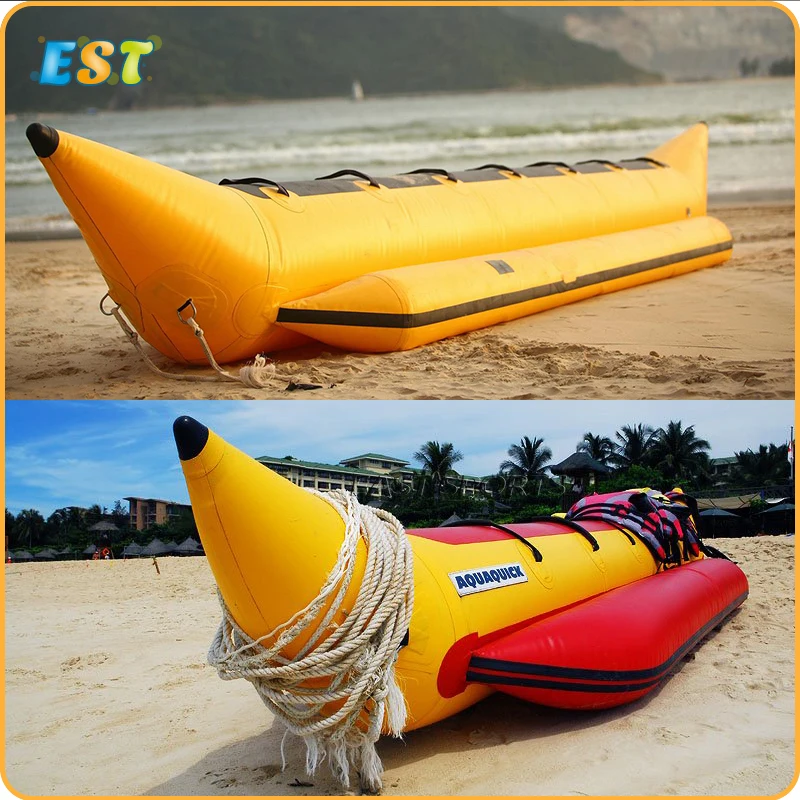 

East Sports Crazy Single Tube 5 persons Inflatable Water Banana Boat For Sale