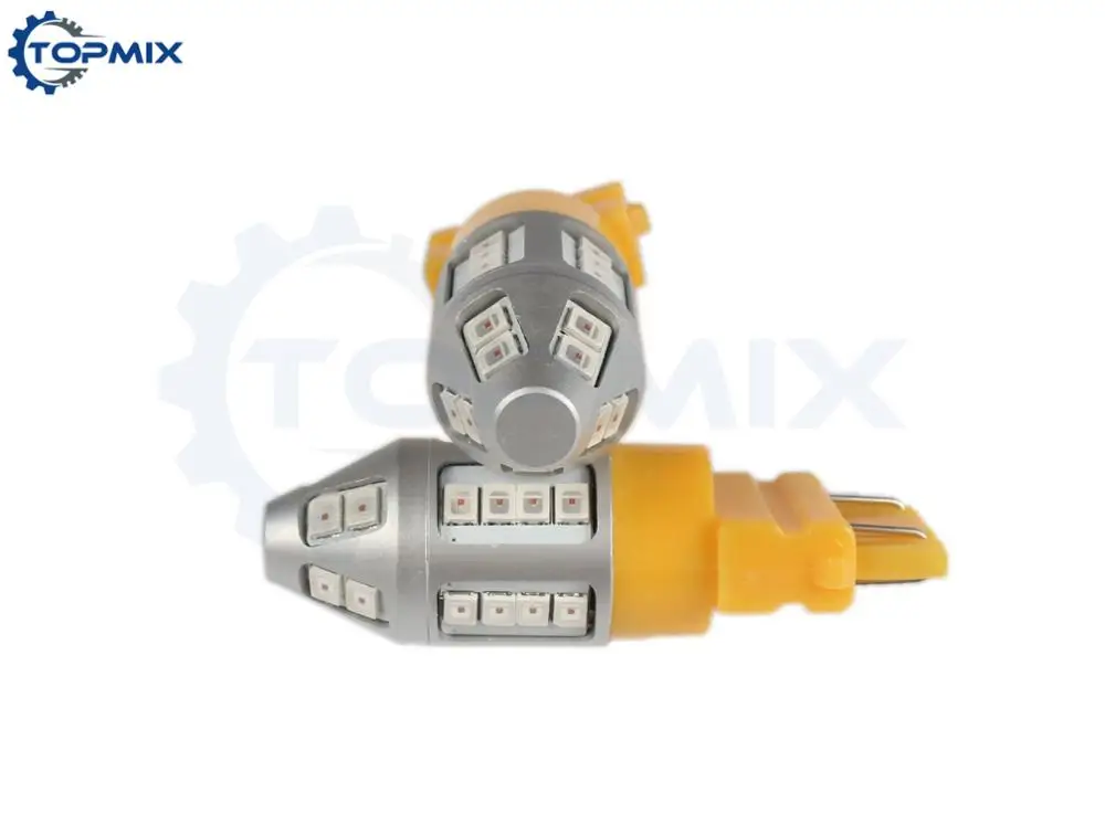 3157-ZD-30LED2835-Y Car LED Turn signal Light Yellow 10