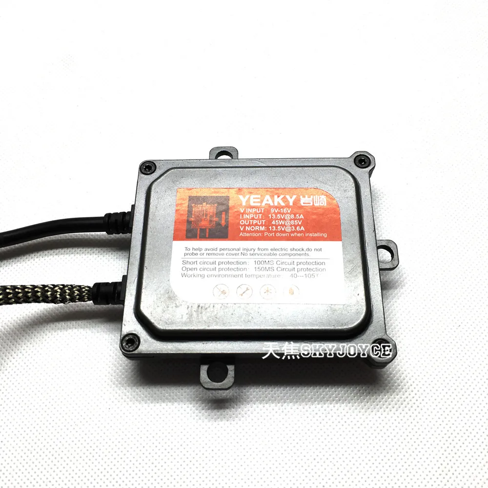 Fast bright HID kit 45W YEAKY Upgraded HID Xenon Kits H1 yeaky H7 5500K H11 hid bulb conversion kit 45W 9005 9006 yeaky mix hid  (5)