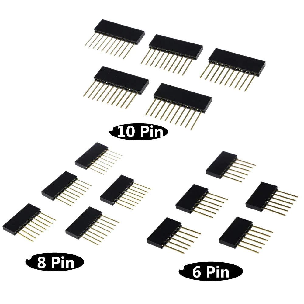 66 шт./лот DIP ИС адаптер припоя Тип Комплект розеток 6,8, 14,16, 18,20, 24,28 pin для arduino Diy Kit
