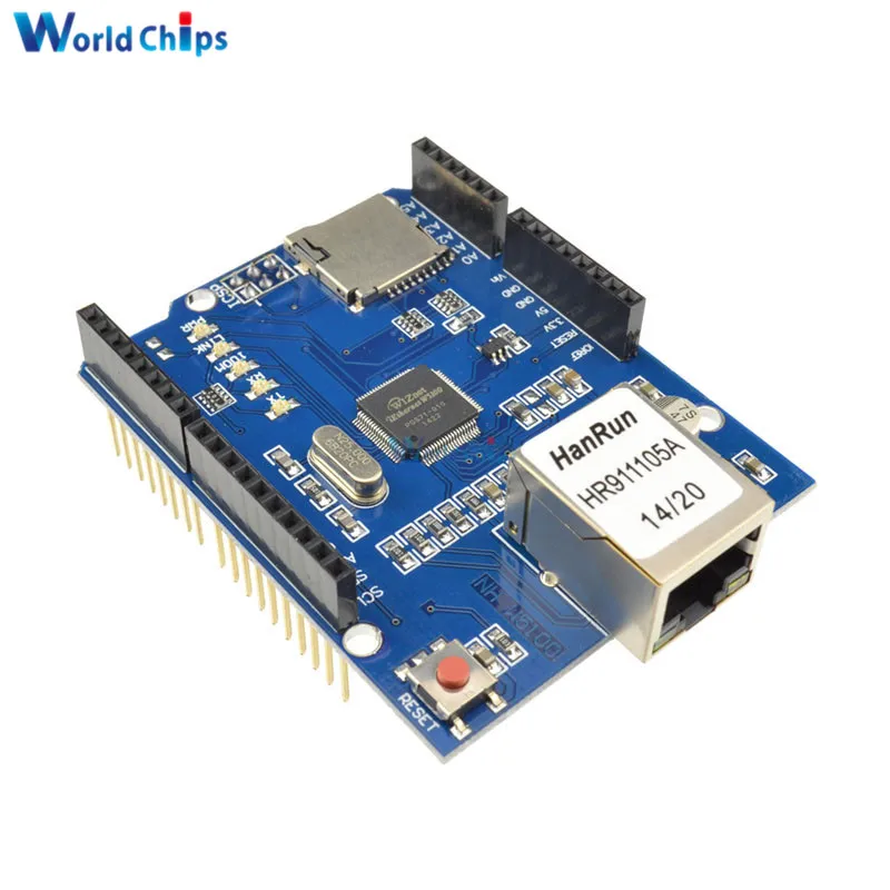 Сетевая плата расширения Ethernet Shield W5100 R3 модуль для Arduino UNO Mega2560 Mega1280 Online Micro SD