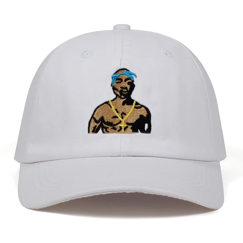 Tupac Shakur Кепка певица в стиле хип хоп 2pac бейсбольная кепка s головной портрет