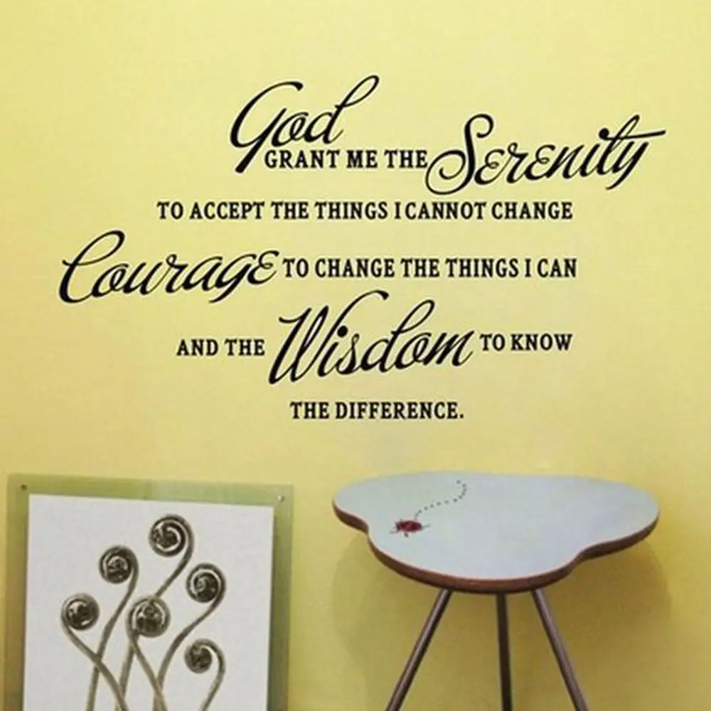 Serenity Prayer Wall Art online get cheap serenity prayer wall decal -aliexpress Serenity Prayer Wall Art online get cheap serenity prayer wall decal -aliexpress