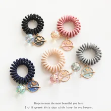 1 шт. трехцветный резинка-пружинка для волос кольцо звезда волос Веревка высокая эластичная голова Веревка G0502