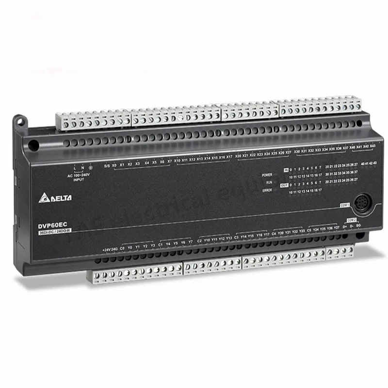 

Original Programmable Controller DVP60EC00T3 EC3 Serie Standard PLC DI 36 DO 24 Transistor RS-232/RS-485 drop termina 100-240VAC