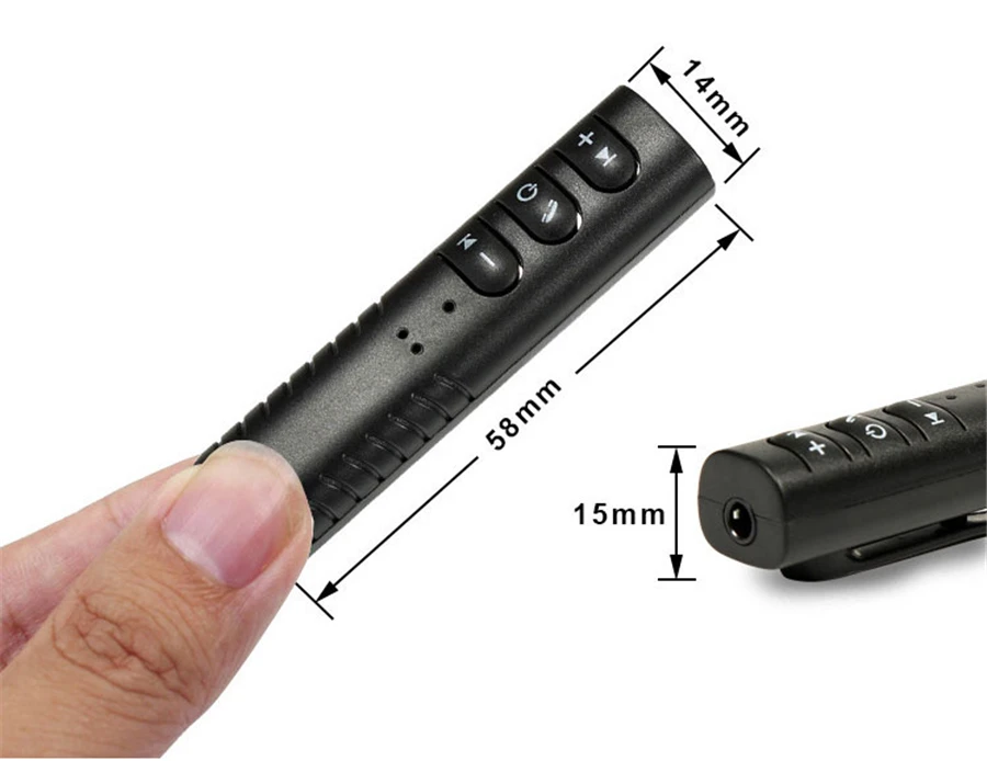 Беспроводной стерео адаптер с Bluetooth и разъемом 3,5 мм для автомобильного музыкального аудио приемника Aux 3,5 мм для приемника наушников