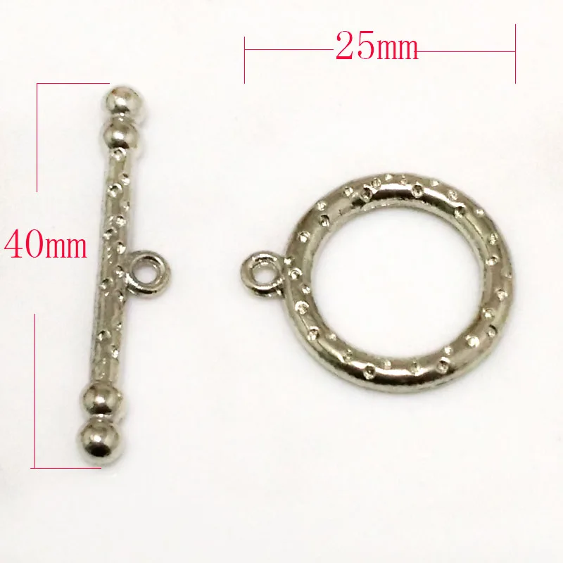 

25x40mm Sterling Silver Toggle Clasp