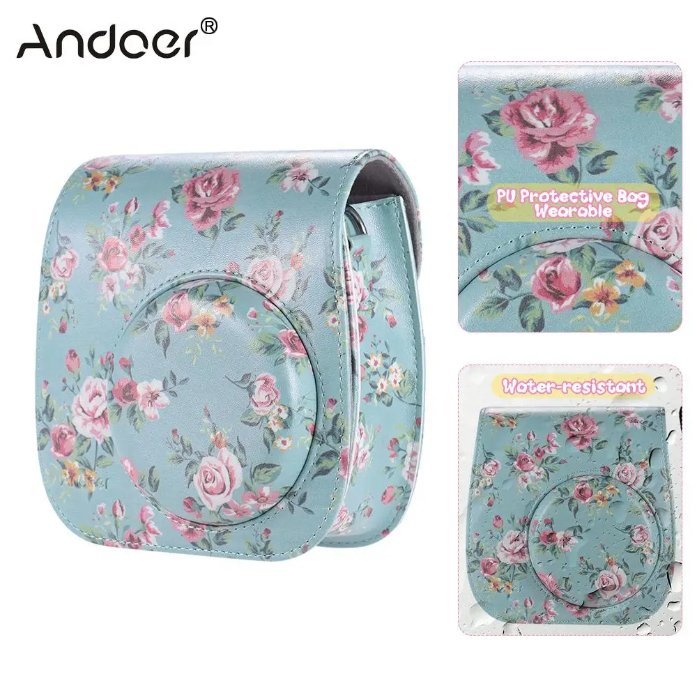 Набор аксессуаров Andoer 14 в 1 для Fujifilm Instax Mini 8/8 +/8s w/Camera Case фильтр виды пленок рамка