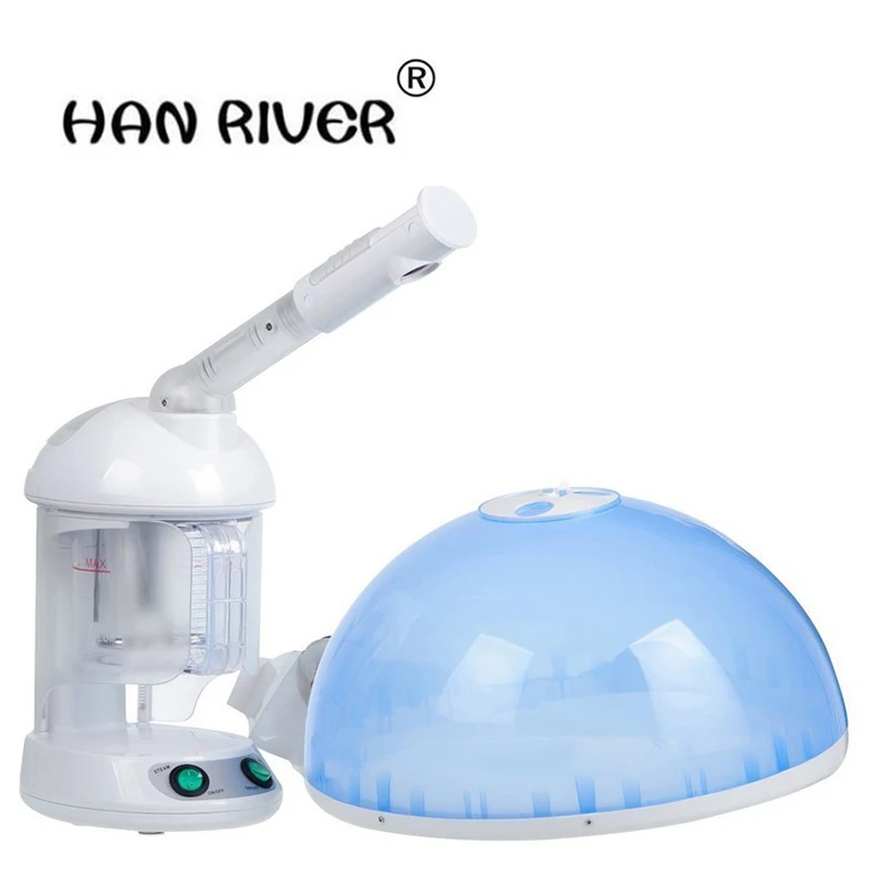 

Beauty equipment Treatment machine salon ozone facial steamer Porable 2 in 1Facial &Hair Steamer Skin Care face care hair care