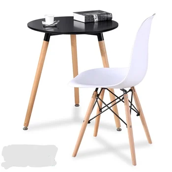 

coffee table coffee Furniture Home Furniture solid wood round table wholesale hot new assembly table basse minimalist 60*60*69cm