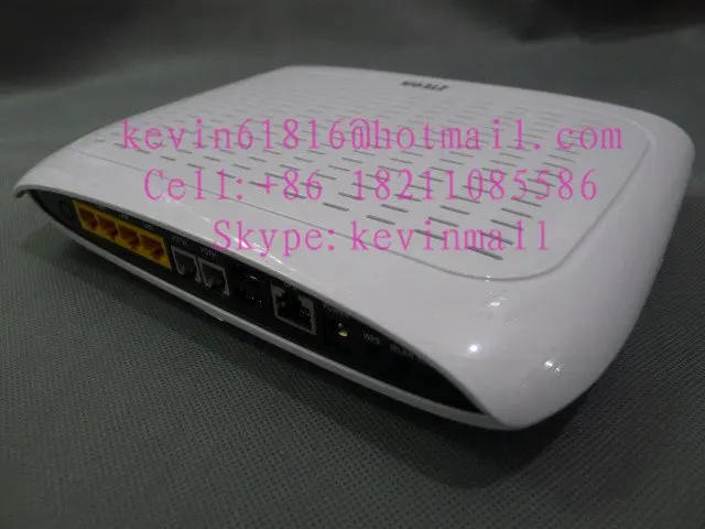 ZTE ZXA10 F660 V1 GPON ONT с 4 портами GE LAN + 2 телефонных порта WIFI USB SC/APC green input английское