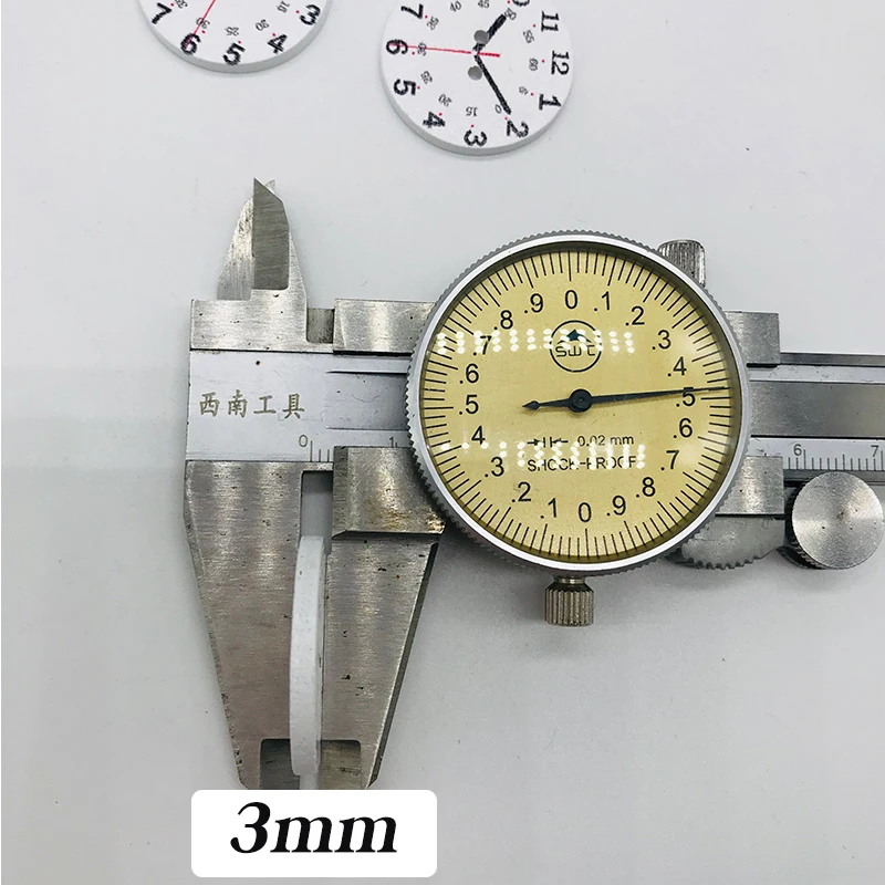 XinDong 5 шт. деревянные часы шаблон кнопки подходят для шитья или скрапбукинга ремесла 25 мм DIY