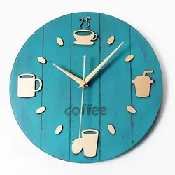 Креативные 3D настенные часы современный дизайн кофе время кухня часы Винтаж ретро изысканный набор ложек и поварешек настенные часы