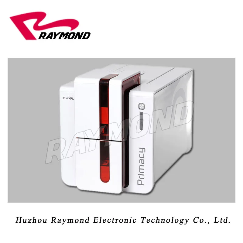 Evolis Primacy Single sided Plastic PVC ID Card Printer with one YMCKO color ribbonevolis