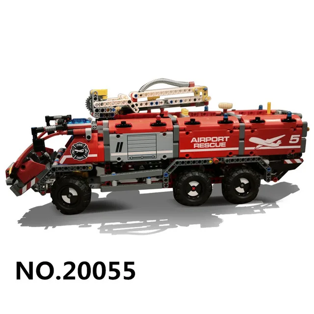 

Model Building Blocks toys 20055 City Rescue Vehicle compatible with lego Technic Series 42068 Educational DIY toys hobbies