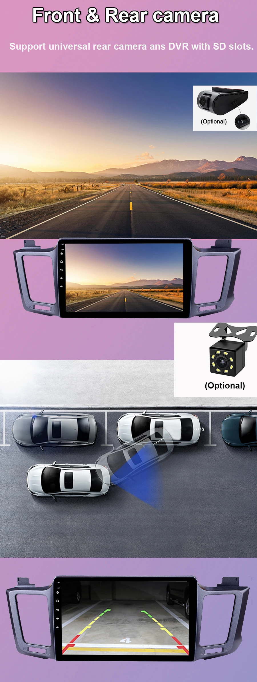 Excellent Navivox Android 8.1 4G Car Radio Multimedia Video Audio Player WiFi Navigation GPS For Toyota RAV4 4 2013-18 2 Din no DVD 7