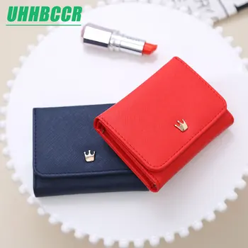 

Women's Wallet Cute Student Crown Pendant Trend Small Fashion PU Wallet 2020 Coin Purse Women Ladies Card Bag For Women UHHBCCR