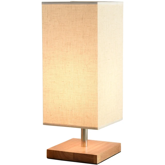 Us 39 94 Modern Small Wooden Table Lamp For Bedroom Round Fabric Bedside Desk Home Hotel Deco Lighting That Shield An Eye In Us 39 94 Modern Small Wooden Table Lamp For Bedroom Round Fabric Bedside Desk Home Hotel Deco Lighting That Shield An Eye In