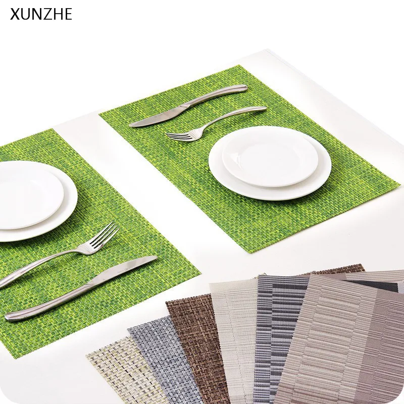 Buy XUNZHE New Creative Weaving Waterproof Eat Mat Non