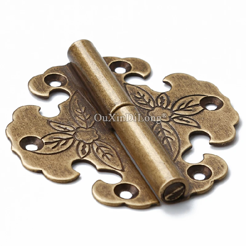 Retro Vintage 100pcs European Antique Brass Cabinet Hinges