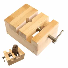 Китайская традиционная печать каменная кровать тяга sculptute деревянный исправить пресс-формы-Y103