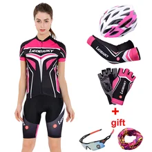 Racing Team Pro Women Cycling Jersey Set Ladies Cycling Set 2018 Summer Short Sleeve Bicycle Wear Clothing MTB Bike Clothes Suit