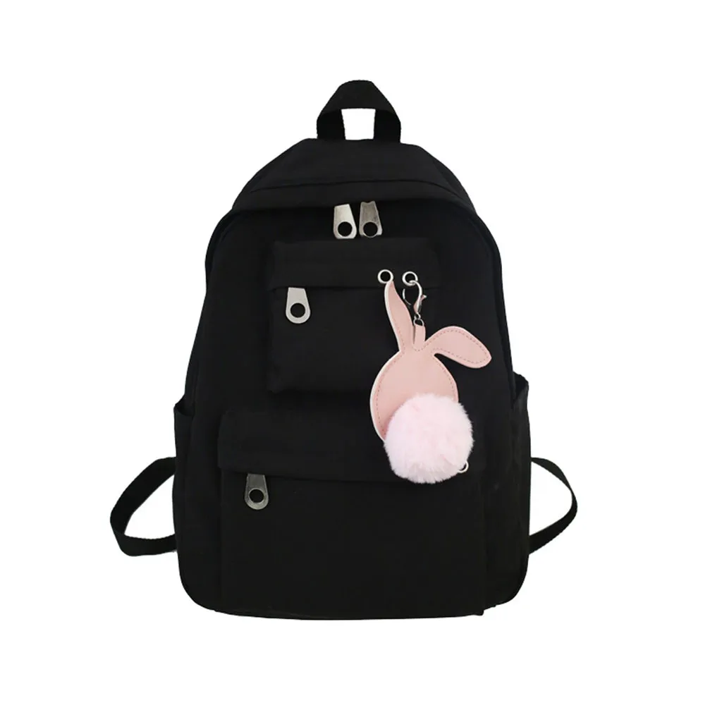 

OCARDIAN Fashion Style Soft Fabric Backpack Female Nylon Design School Backpack For Teenage Girls Striped Backpack Women 724