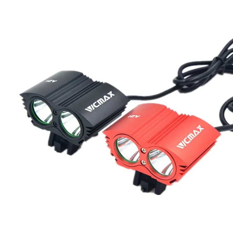 2x xm-l U2 LED 5000lm LED спереди голова Велосипедный Спорт велосипед свет фар с 10800 мАч Батарея+ Зарядное устройство