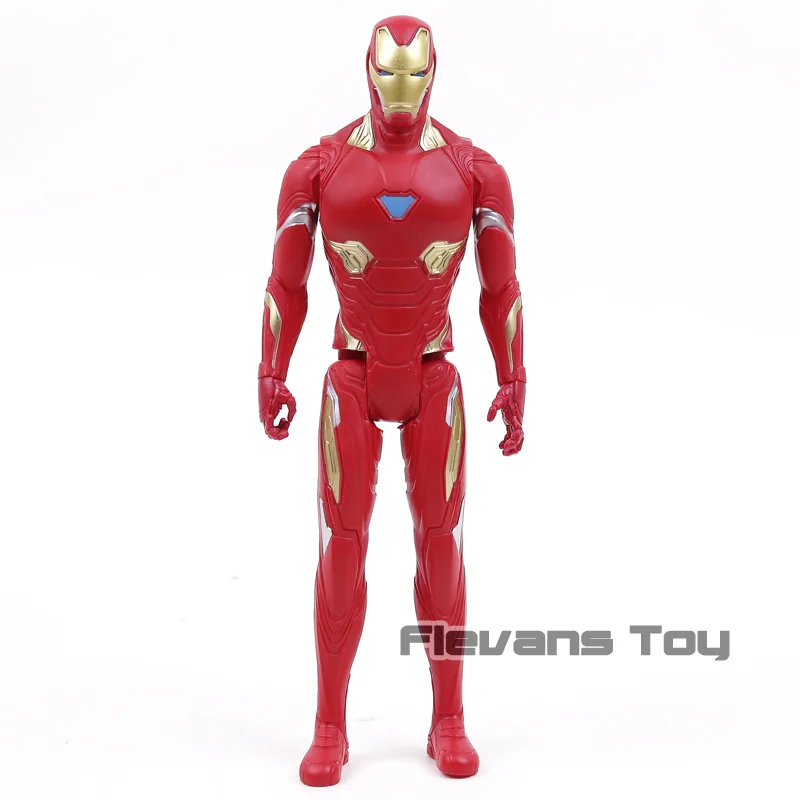iron man c no box Marvel Titan Герой Мстители танос Черная пантера Капитан Америка Тор Железный человек паук халкбастер Халк фигурка 1" 30 см - Цвет: iron man c no box