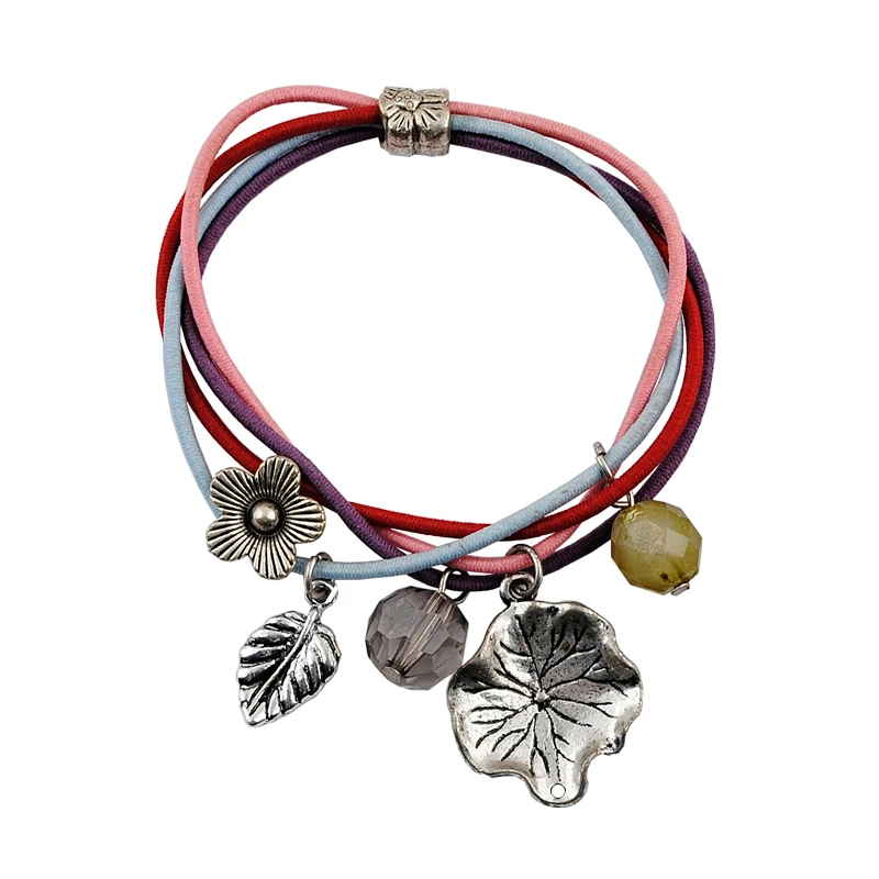 

4 shares 4-color 2.0 mm elastic rope bracelet