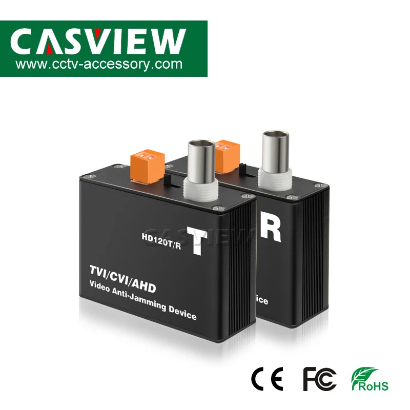

1CH HD Active Video Balun Transmitter+Receiver Support Ahd/Tvi/Cvi/CVBS 1080P/3MP/4MP/5MP Metal Housing UTP CCTV