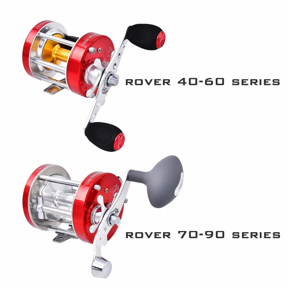 KastKing Rover Conventional Reel Round Saltwater Baitcast Fishing Reel  Metal