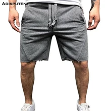 Aisputent летние мужские Бодибилдинг Тренажерный зал тренировочные шорты для бега упражнения быстросохнущие шорты мужские тренировочные шорты с завязками