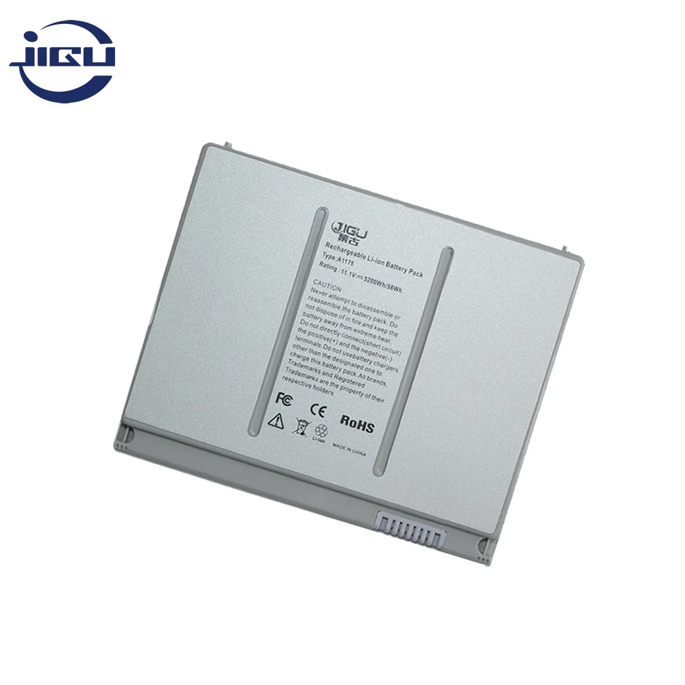 JIGU Серебряный Аккумулятор для ноутбука Apple A1175 MA348 MacBook Pro 15 &quotA1150 A1260 MA463 MA464 MA600 MA601