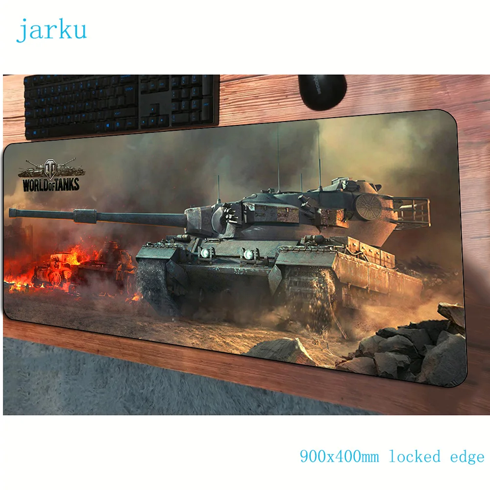 World of tanks коврик для мыши 90x40 см Коврик для мышь Notbook коврик для компьютерной с обработанным краем игровой коврик геймер к клавиатуре коврики для мыши