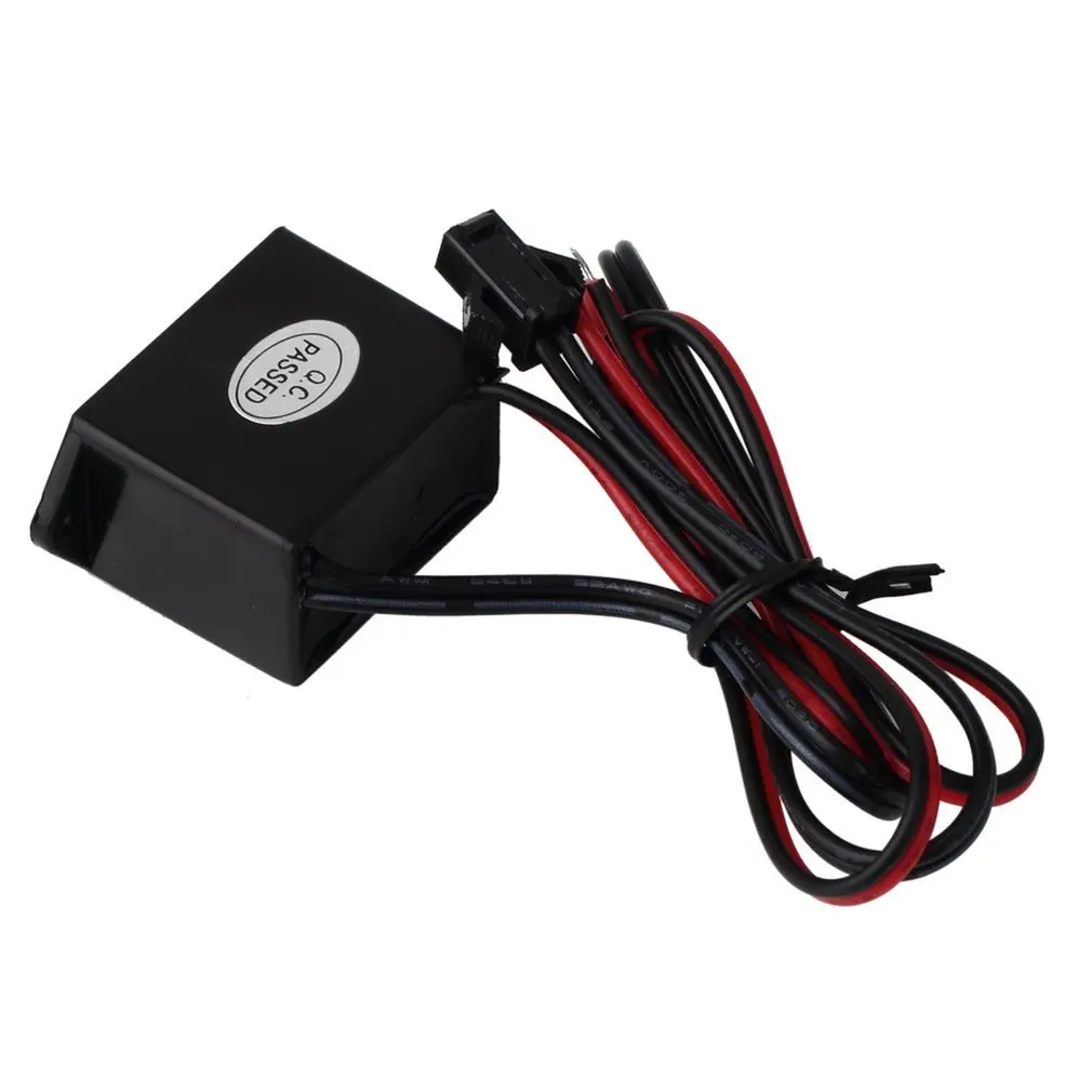 

Black 12V DC to AC Inverter for EL Lamp Wire Electroluminescent 5M Meters Dropshipping