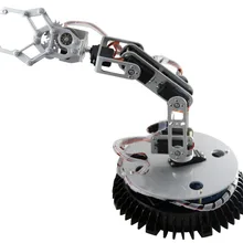 Arduino робот-рука Обучающий робот 6 DOF алюминиевая Роботизированная рука