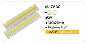 10 шт./лот 60x8 мм 3 Вт 3 в 3,7 в 1000 мА 300 лм DC светодиодный COB полоса теплый белый синий красный COB светодиодный светильник Модуль для DIY велосипедная Рабочая лампа