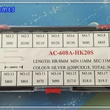 1 комплект серебряные часы ручной набор для ремонта часов 360 шт всего