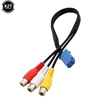 1pcs For Car RCA Adapter VTR Cable For Toyota 6 Pin Blue AV Port connector for NSZT-W62G NSCT-D62D(N161) hot sale ► Photo 3/5