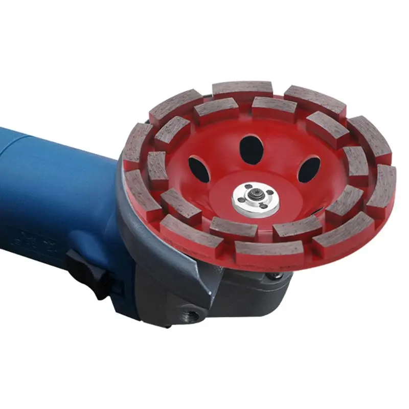 

125mm Diamond Grinding Cup Wheel Double Row Grinder Bowl Disc Concrete Abrasive Tool