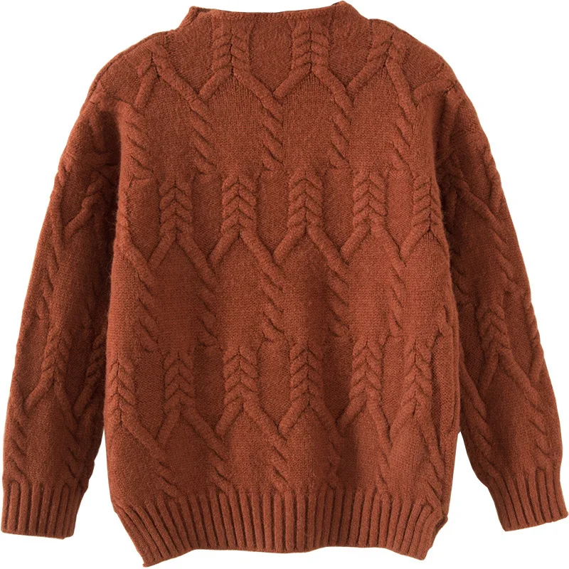 

Kseniya Kids 2018 Autumn And Winter New Children's Girl Clothing Big Girls Cute Knit Sweater Wool Sweaters
