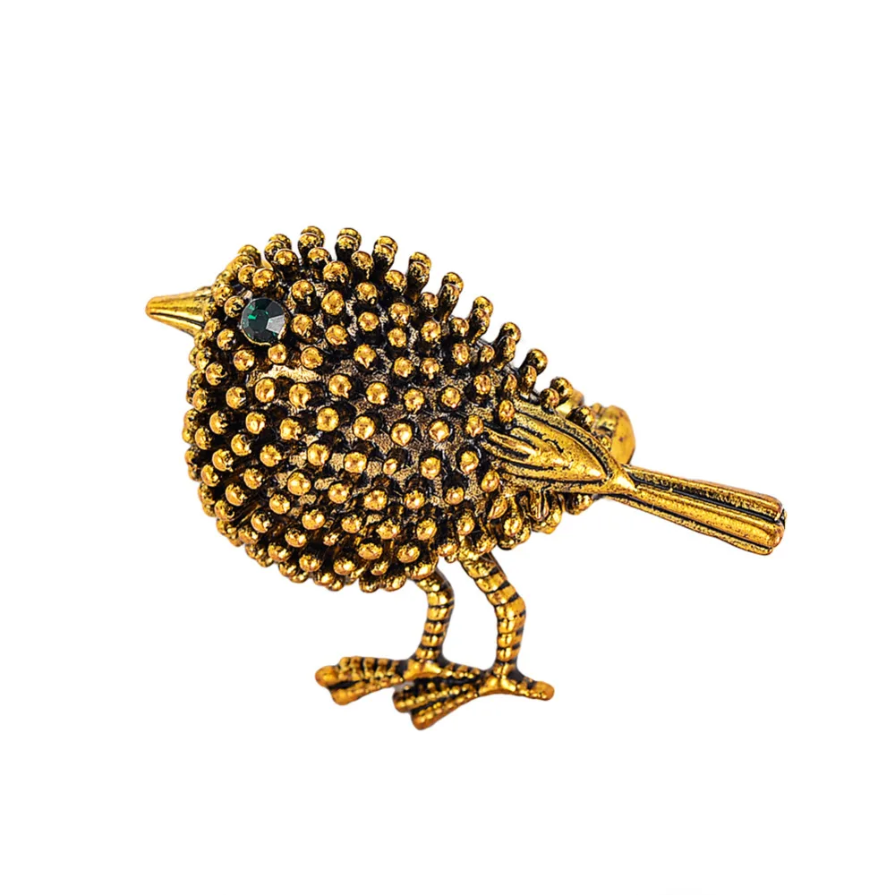 

Antique Silver Vintage Bird Brooches Lovely Little Birds Dress Collar Suit Sweater Banquet Decoration Women Brooch Pins jewelry
