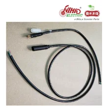 23 E-BIKE A Pair of 9Pin Waterproof Male/Female Connector Cable Motor e Bike Bicycle E Scooter NIHAO MOTOR 2018 NEW Free ZTECH