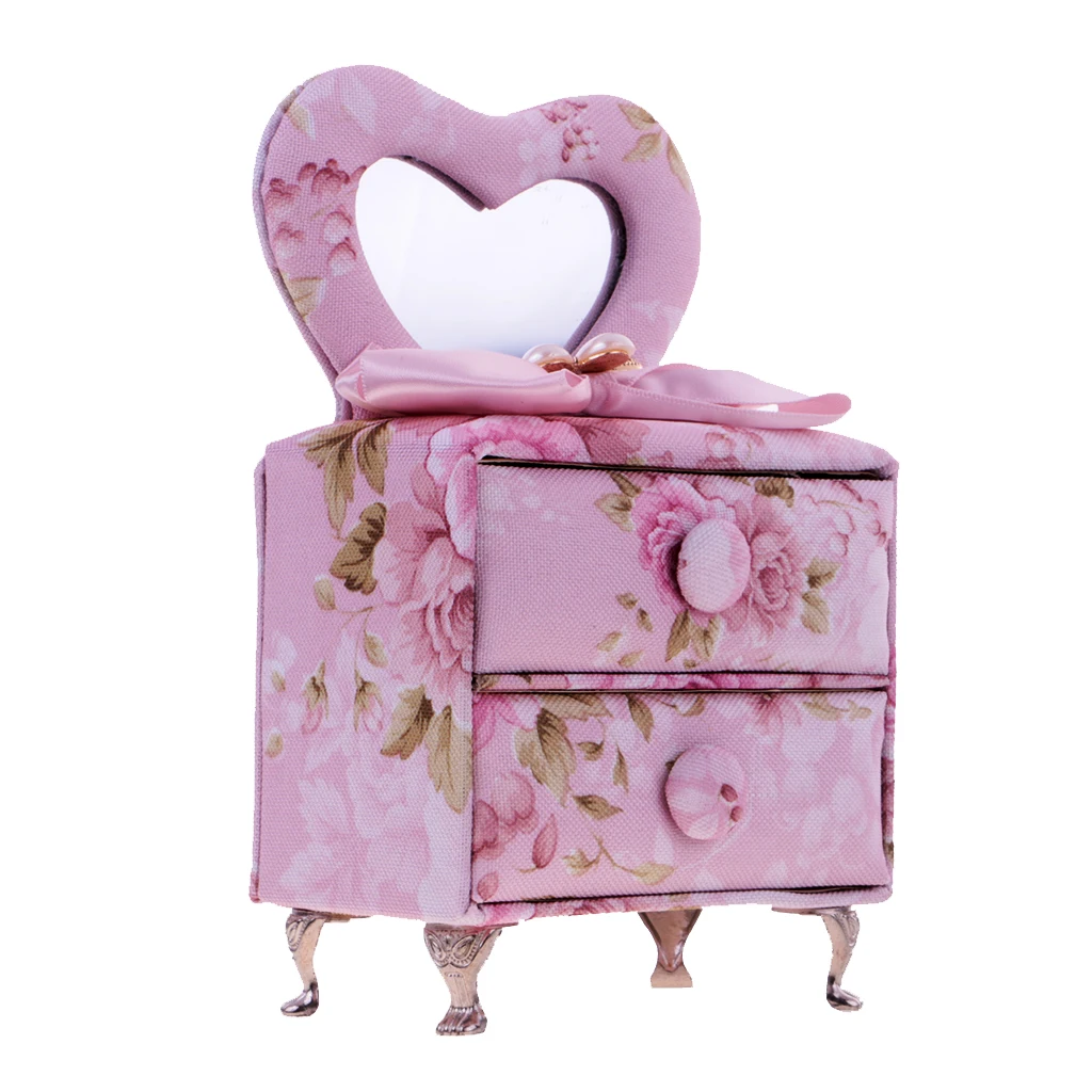Новинка, розовая бабочка, мини-мебель, шкатулка для хранения ювелирных изделий, чехол, Органайзер