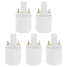 5Pcs/Lot G23 To E27 E14 Standard Base Adapters Lamp Base Bulb Halogen Light Adapter Holder Converter Wholesale