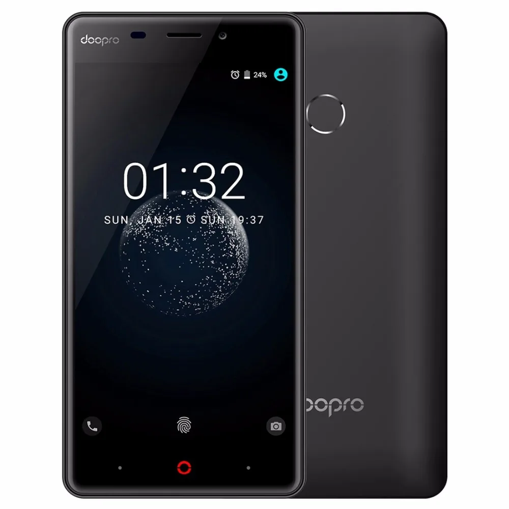 Doopro P1 Pro Fingerprint 5MP MSM8909 Quad Core 1.3GHz Android 6.0 Mobile Phone 2GB RAM 16GB ROM 4G Smartphone 4200mAh Battery